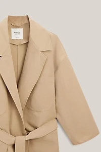 Oversize cotton and linen jacket - LIMITED EDITION