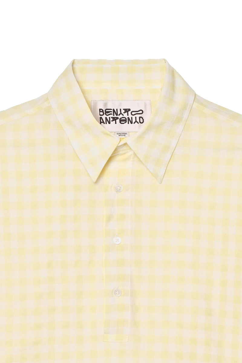 PLAID JACQUARD POLO SHIRT