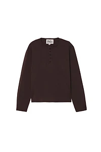 T-SHIRT REGULAR FIT COL TUNISIEN