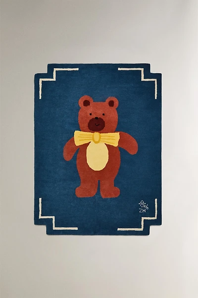 KIDS’ WOOL BEAR AREA RUG X THE ANIMALS OBSERVATORY