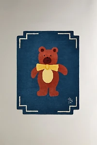 TAPIS EN LAINE OURS X THE ANIMALS OBSERVATORY