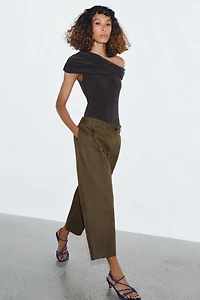 PANTALON COURT À PINCES ZW COLLECTION