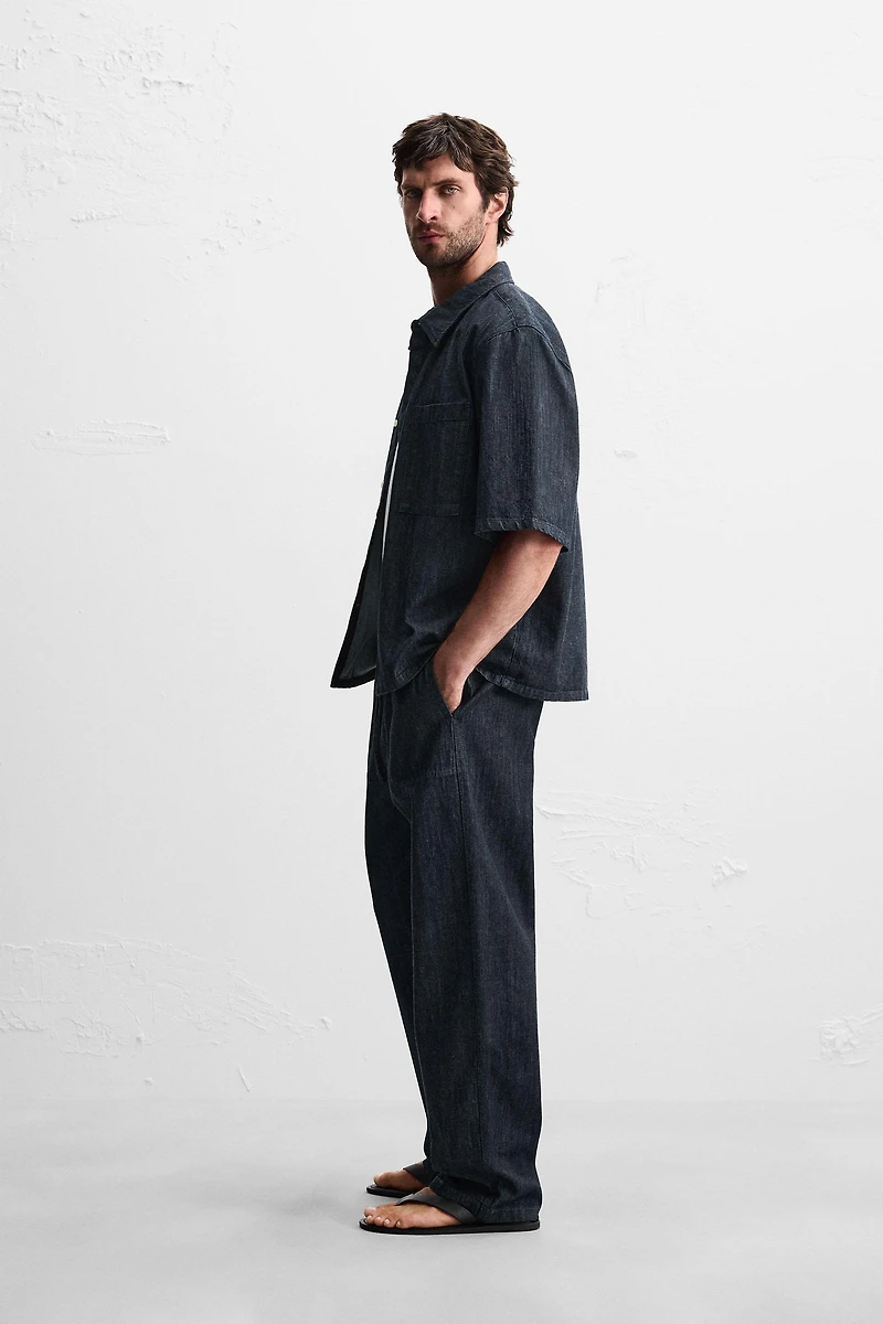 RELAXED FIT DENIM SHIRT
