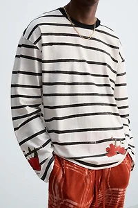 PRINTED STRIPED T-SHIRT © OTIS KWAME KYE QUAICOE