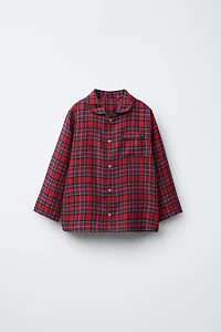 3-6 YEARS / FLANNEL PLAID PAJAMAS