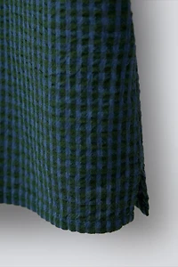 CHEMISE SEERSUCKER À POCHE