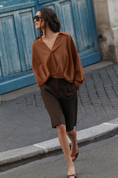 CHEMISE BAS BOUFFANT