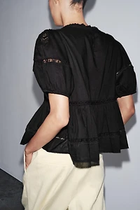 ZW COLLECTION ROMANTIC EMBROIDERED BLOUSE