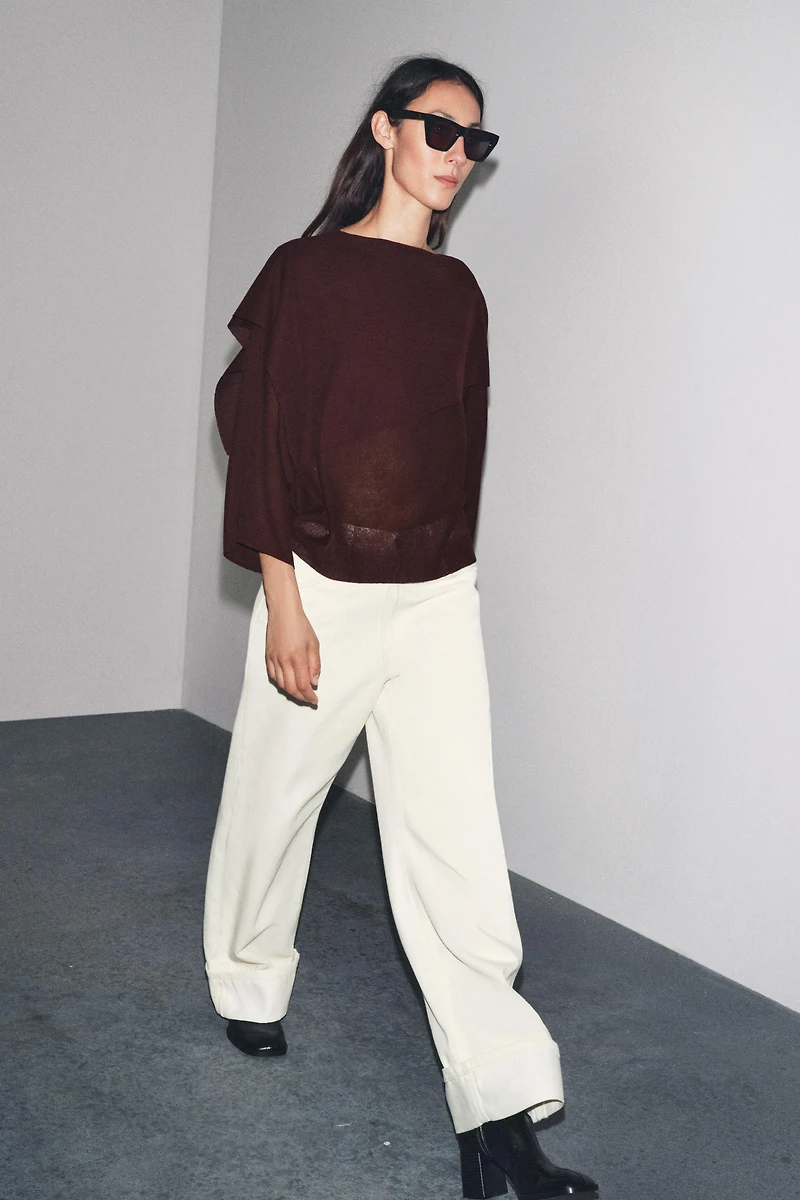 TOP SUPERPOSITION EN MAILLE UNIE