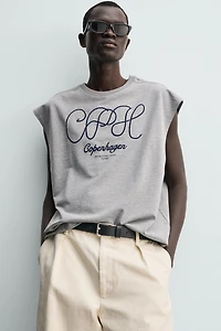 DÉBARDEUR RELAXED FIT BRODÉ