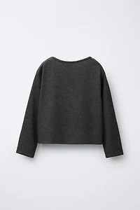 T-SHIRT CÔTELÉ À CLOUS