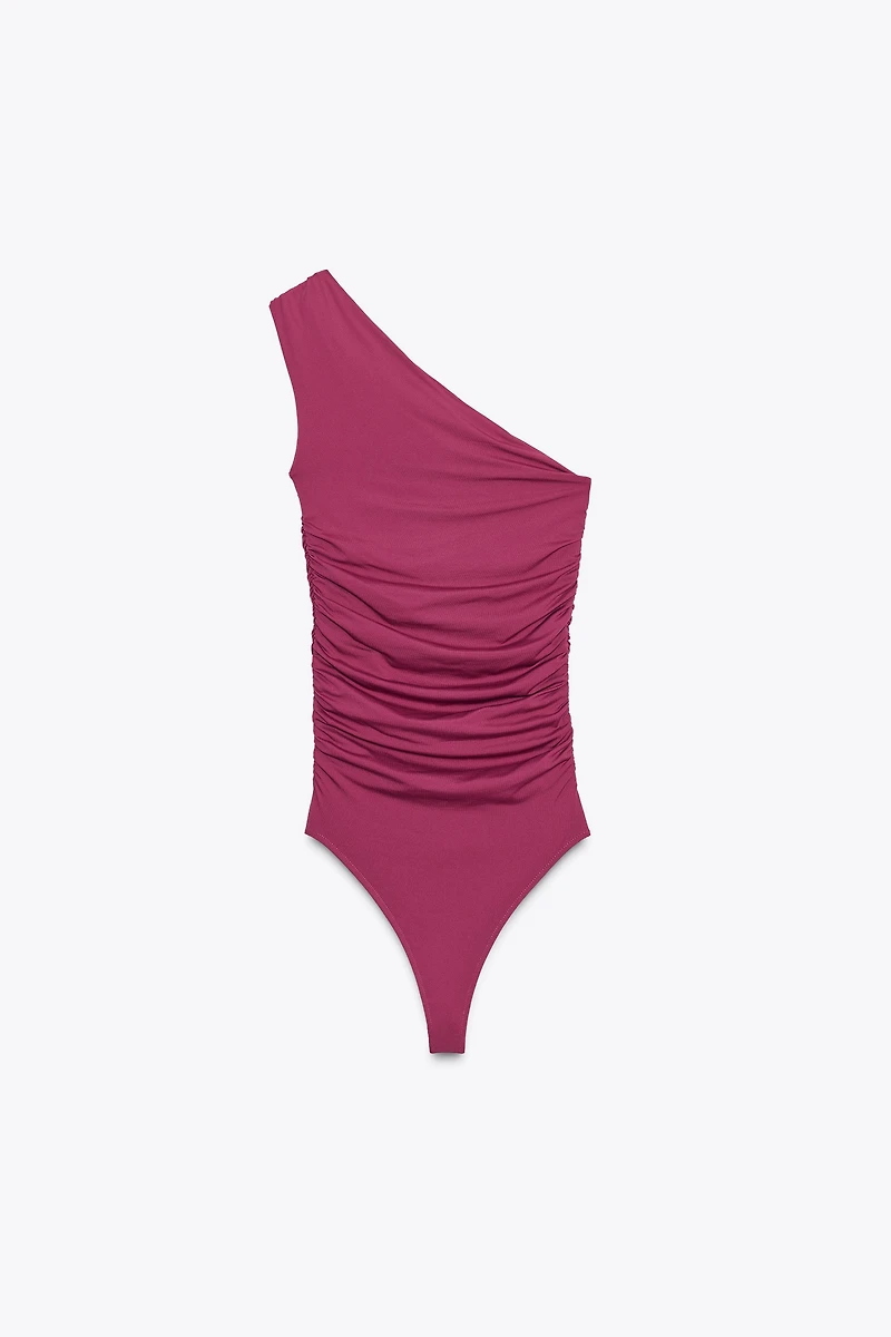 BODY ASYMÉTRIQUE POLYAMIDE PIÈCE MÉTALLIQUE