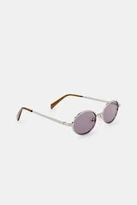 LUNETTES DE SOLEIL MÉTALLIQUES OVALES