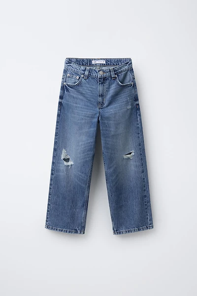 JEAN WIDE LEG DÉCHIRÉ