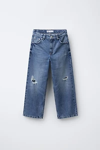 JEAN WIDE LEG DÉCHIRÉ