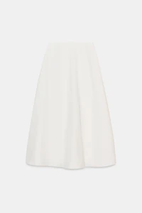 BUCKLE PAREO MIDI SKIRT