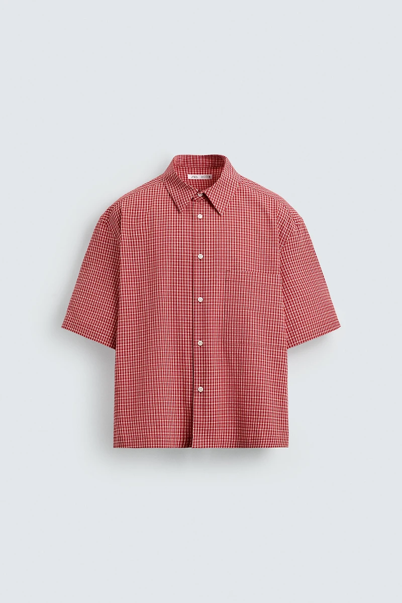 CHECKERED RELAXED FIT SHIRT