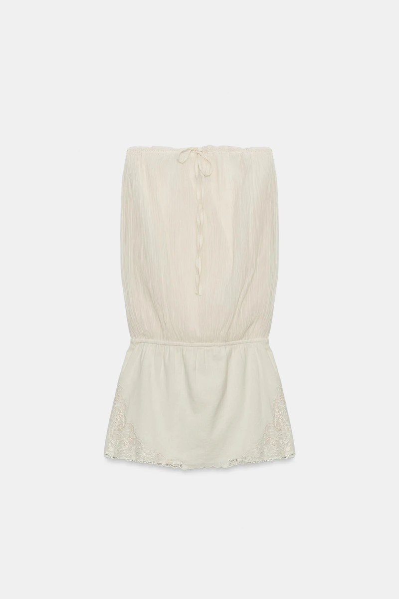 ROBE BUSTIER BIMATIÈRE BRODÉE
