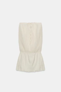 ROBE BUSTIER BIMATIÈRE BRODÉE
