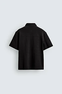 POLO RELAXED FIT À ZIP