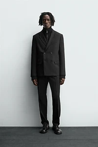 COMFORT DOUBLE BREASTED SUIT JACKET