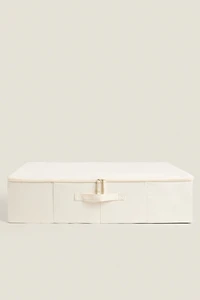 FOLDABLE STORAGE BOX WITH LID