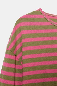STRIPED LONG SLEEVE T-SHIRT