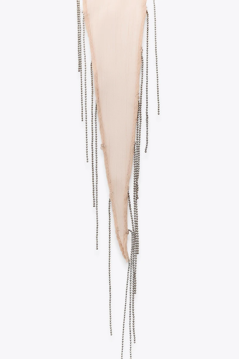 FOULARD FANTAISIE FRANGES