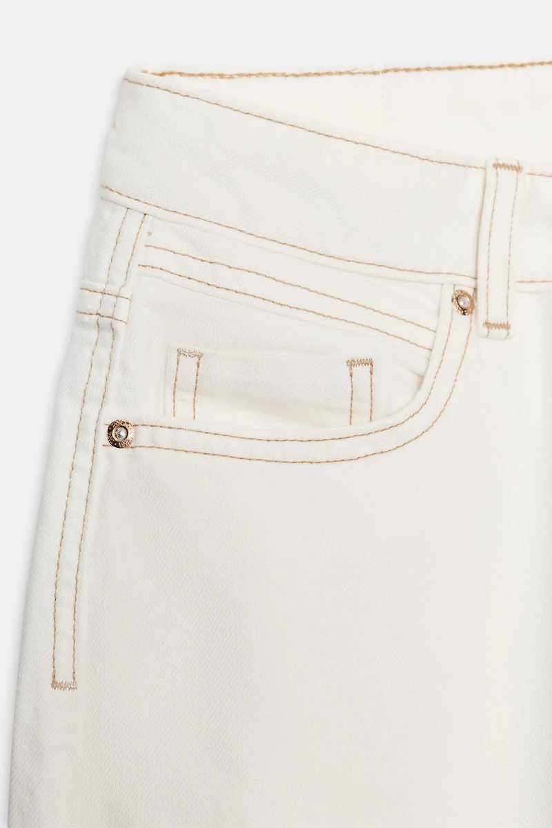 JEAN Z1975 DROIT TAILLE HAUTE LONG