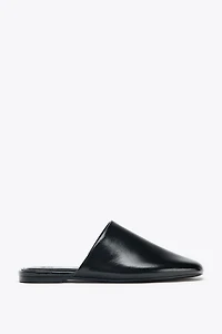 LEATHER SLINGBACK SHOES
