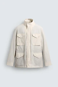 TECHNICAL QUILTED POCKET JACKET