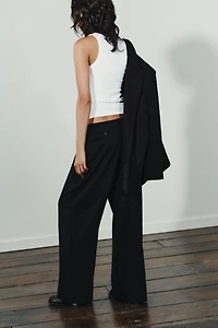 LOW-RISE PANTS