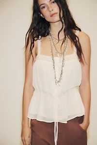 TOP GEORGETTE DENTELLE