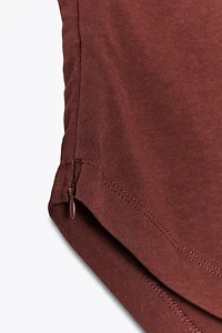 ASYMMETRIC STRAPLESS TOP