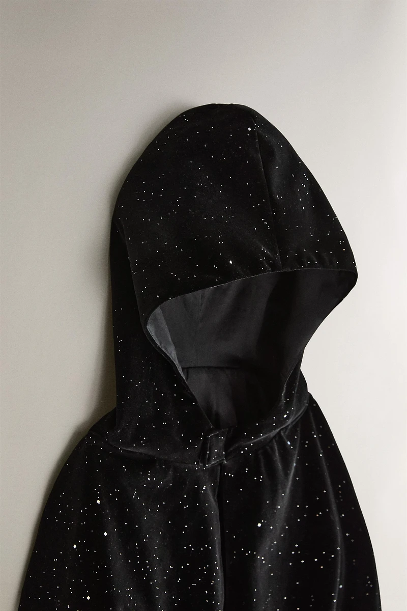 CHILDREN'S HALLOWEEN WITCH CAPE COSTUME