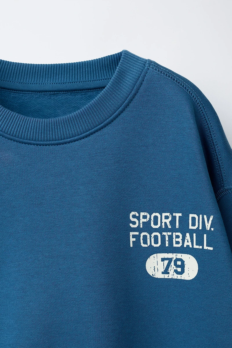 SWEAT DE JOGGING À INSCRIPTION