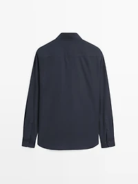 Regular fit twill shirt