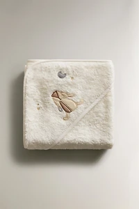 HOODED BABY BATH TOWEL