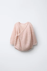 WOOL BLEND KNIT BODYSUIT