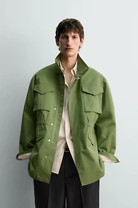 PARKA RELAXED FIT À POCHES
