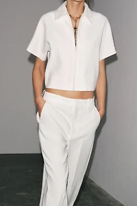 ZW COLLECTION CROPPED JACKET