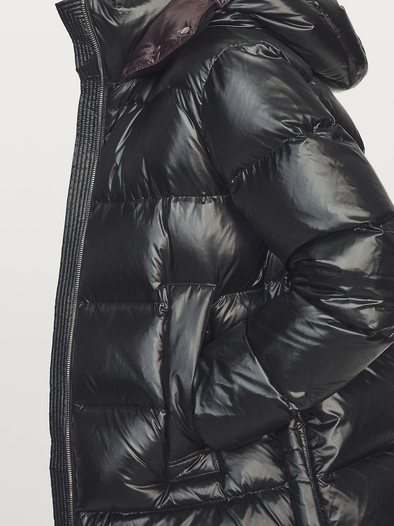 Doudoune shiny déperlante