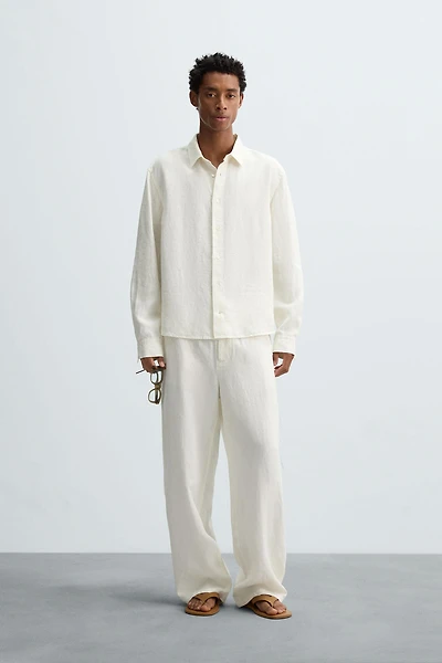 RELAXED FIT 100% HEMP SHIRT