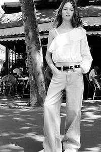 STAR WIDE LEG JEANS