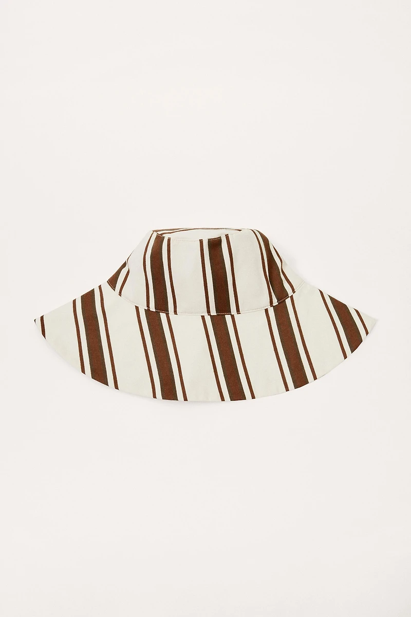 LIMITED EDITION STRIPED REVERSIBLE BUCKET HAT