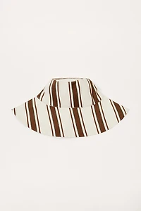 LIMITED EDITION STRIPED REVERSIBLE BUCKET HAT