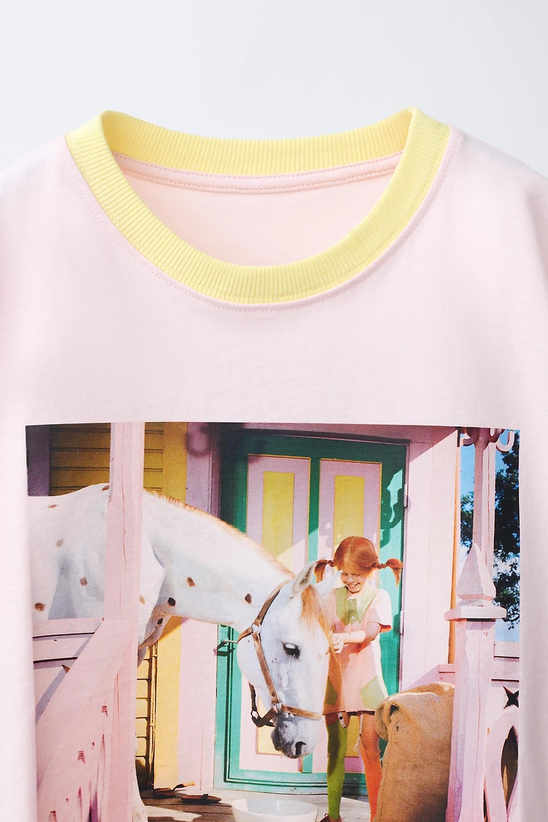 T-SHIRT PHOTO FIFI BRINDACIER © ASTRID LINDGREN COMPANY