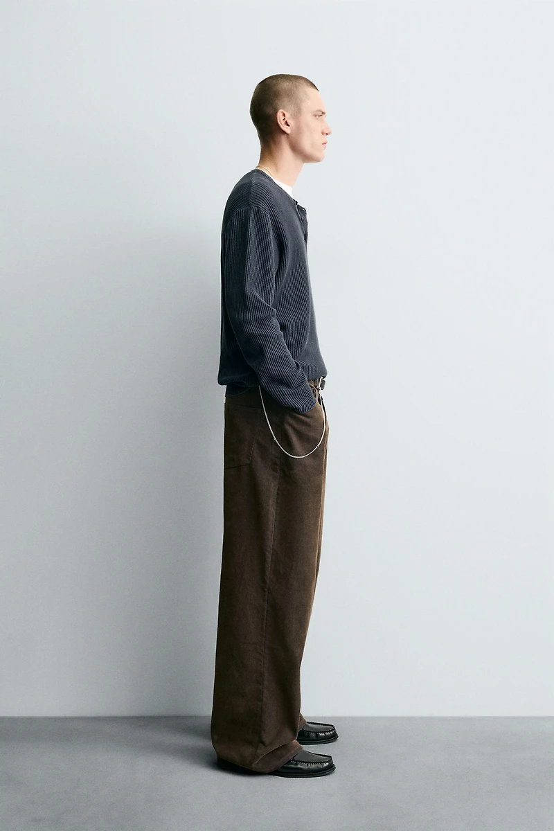 BAGGY FIT CORDUROY PANTS