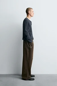 BAGGY FIT CORDUROY PANTS