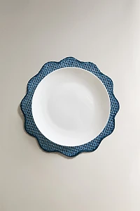 YELLOW FLORAL PAPER PLACEMAT